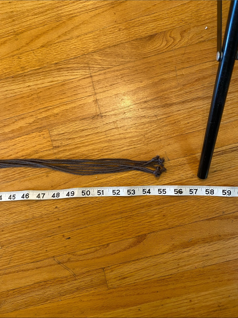 Boho Macramé Waist Belt with Wood Bead Accents - Brown - Picture 5 of 7